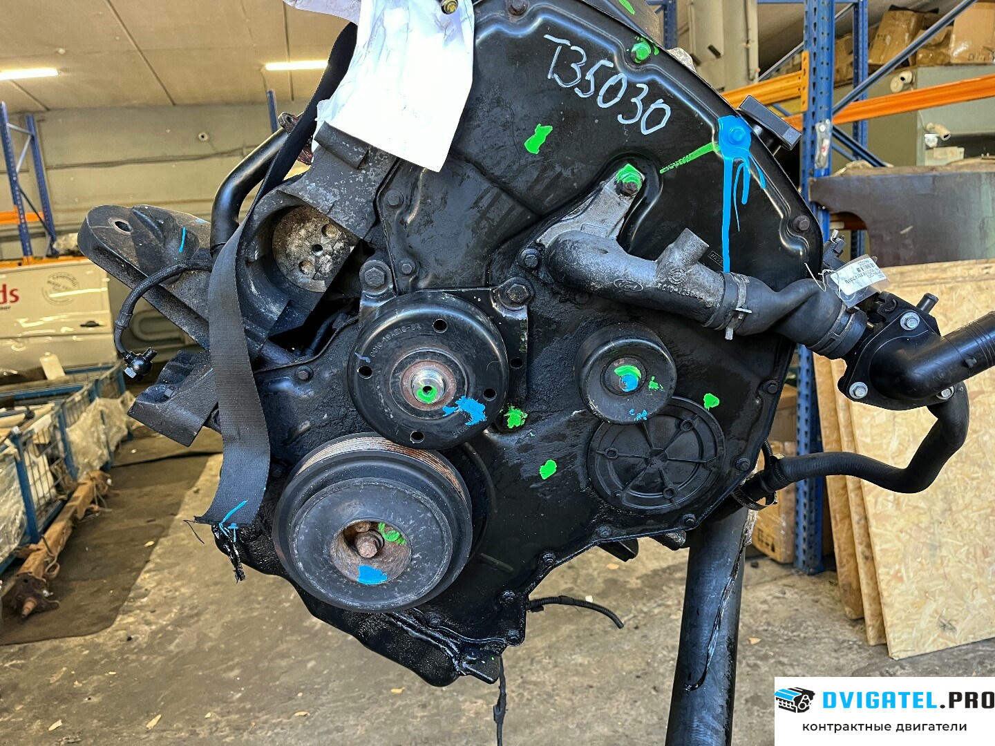 Двигатель Ford Transit 2006 - 2014 H9FB, H9FC, H9FD 2.4 л., Дизель, TDCI, артикул 8423225