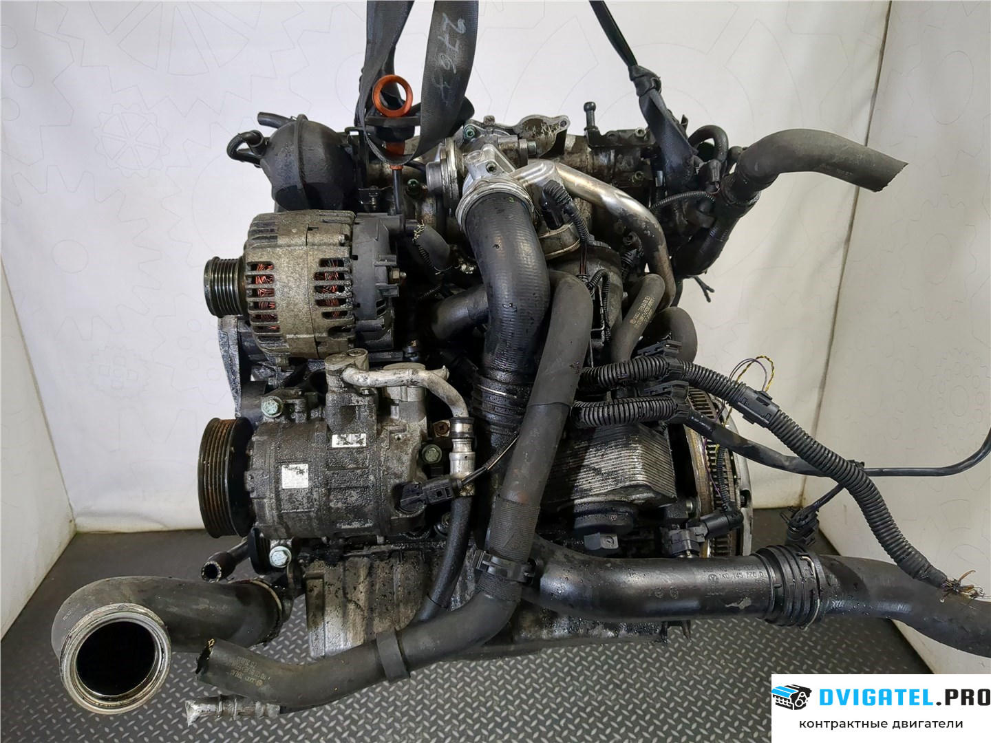 Двигатель Volkswagen Touran 2003 - 2006 AZV 2 л., Дизель, TDI, артикул 7822836
