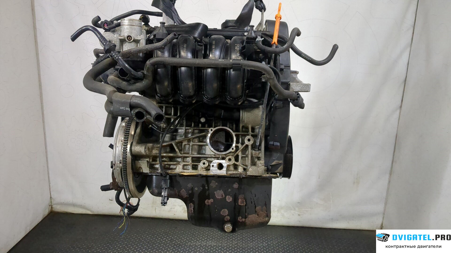 Двигатель Seat Ibiza 3 2006 - 2008 BKY 1.4 л., Бензин, Инжектор, артикул 9137132