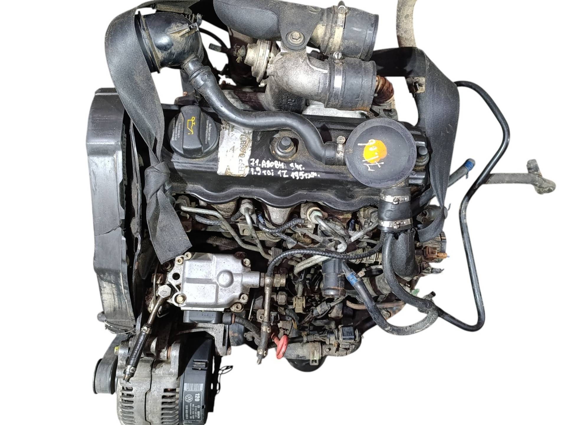 Двигатель 1Z Audi 80 B4 1.9 Дизель