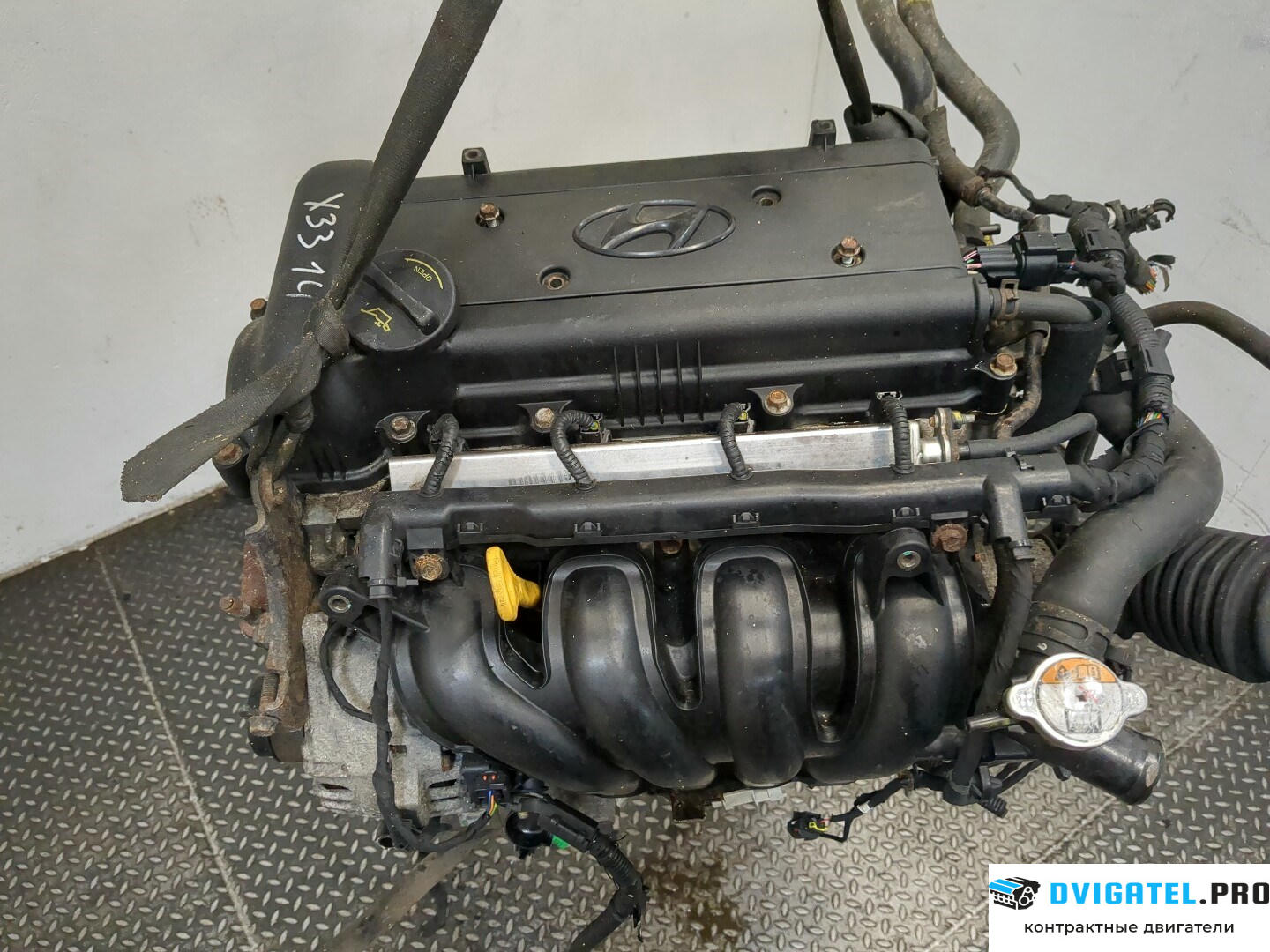 Двигатель Hyundai ix 2010 - 2019 G4FA 1.4 л., Бензин, Инжектор, артикул 8602491