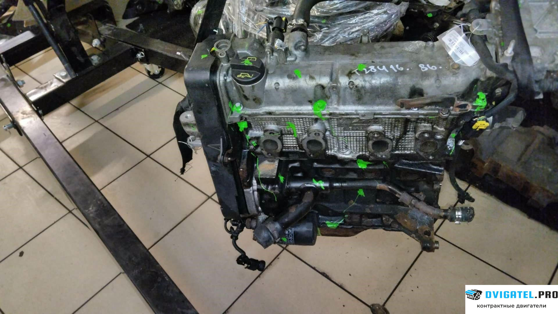 Двигатель Fiat Grande Punto 2005 - 2011 350 A 1.000 1.4 л., Бензин, Инжектор, артикул 7591442