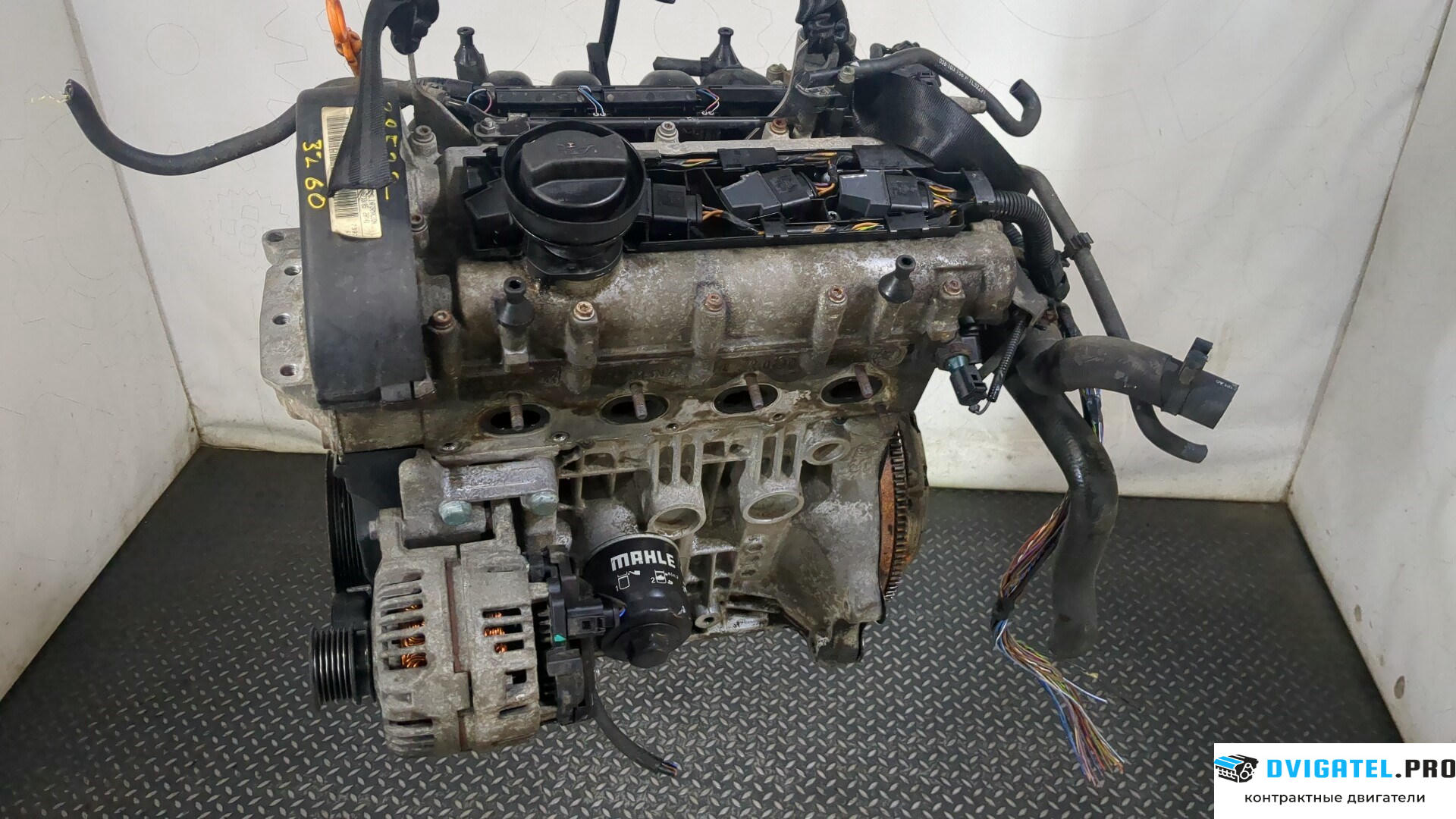Двигатель Seat Ibiza 3 2001 - 2006 BKY 1.4 л., Бензин, Инжектор, артикул 9138165