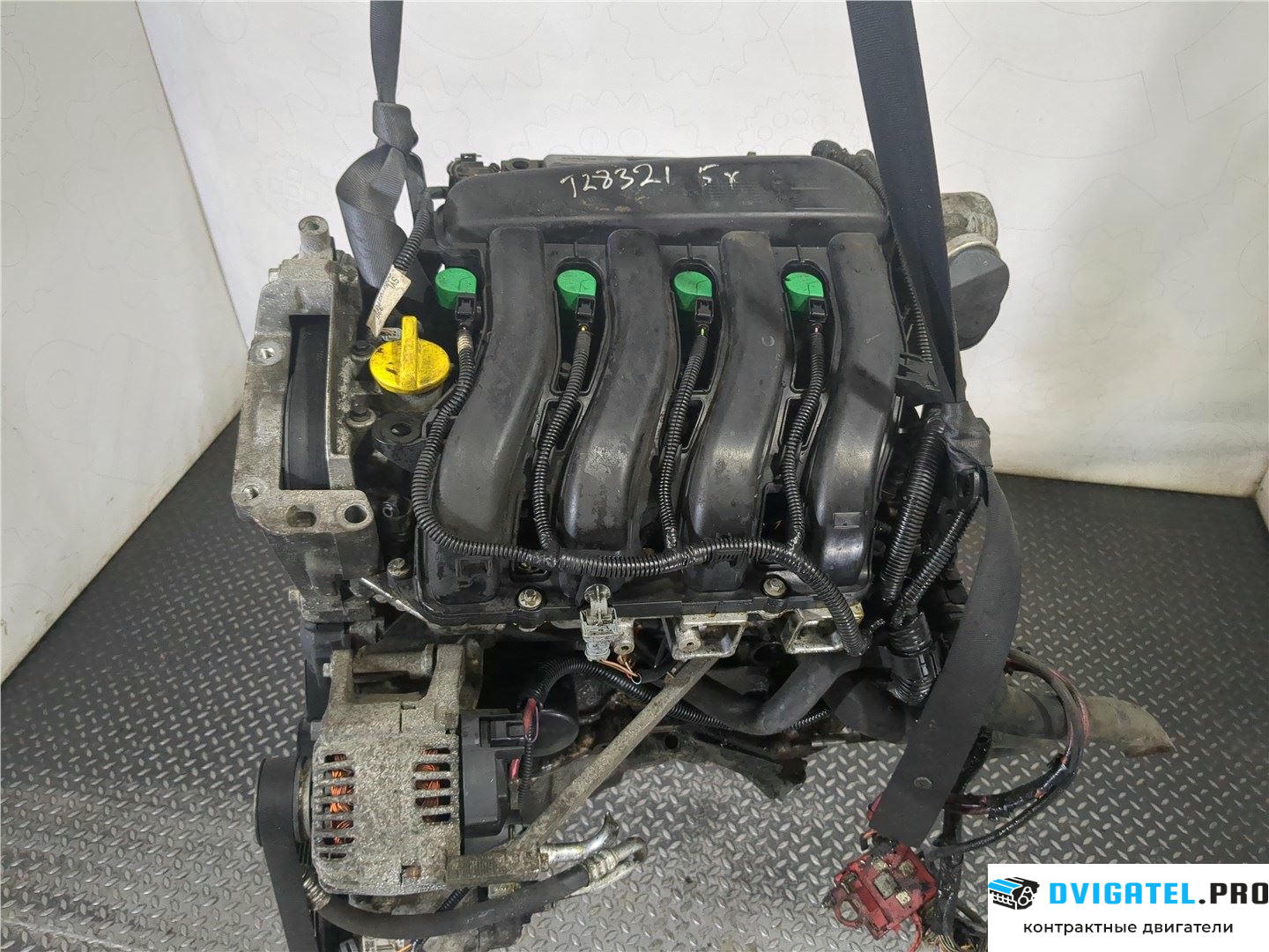 Двигатель Renault Megane 2 2002 - 2009 K4M 812 1.6 л., Бензин, Инжектор, артикул 7735594