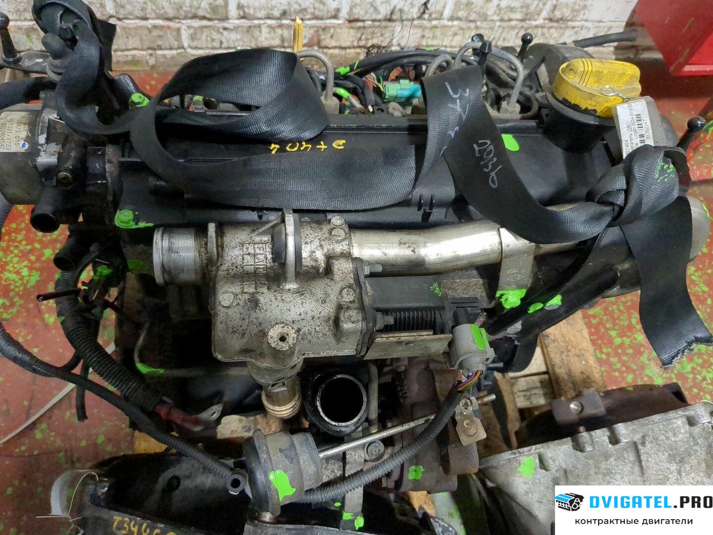 Двигатель Dacia Logan 2004 - 2012 K9K790 1.5 л., Дизель, DCI, артикул 8302147