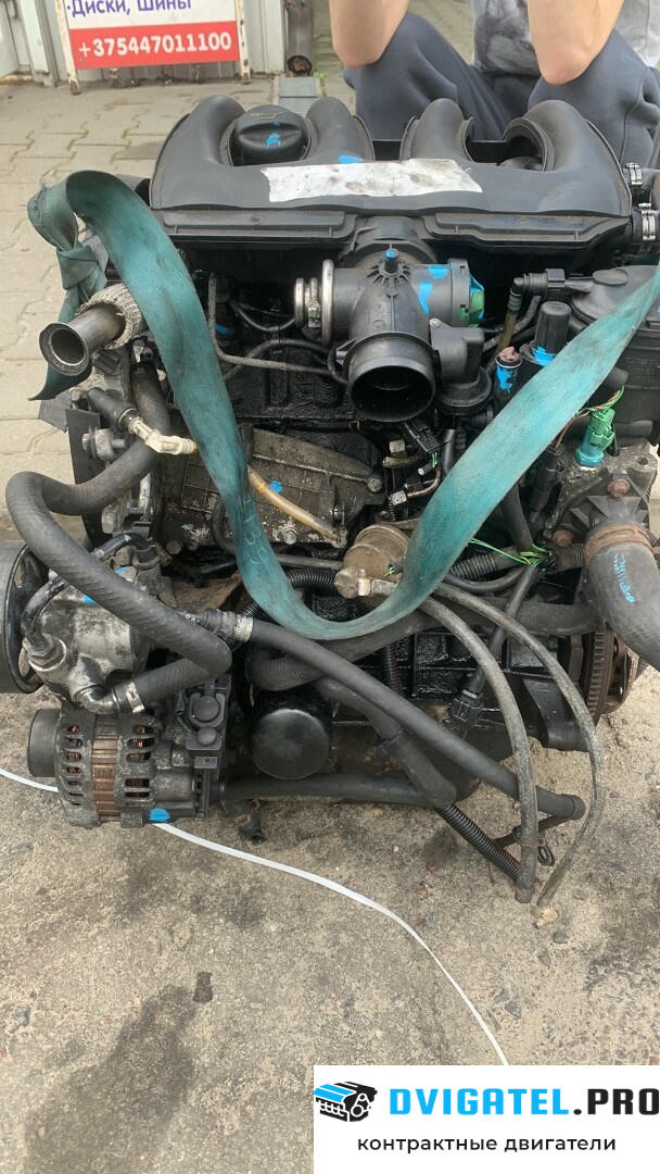 Двигатель Citroen Berlingo 1997 - 2002 WJY 1.9 л., Дизель, Дизель, артикул 8822303