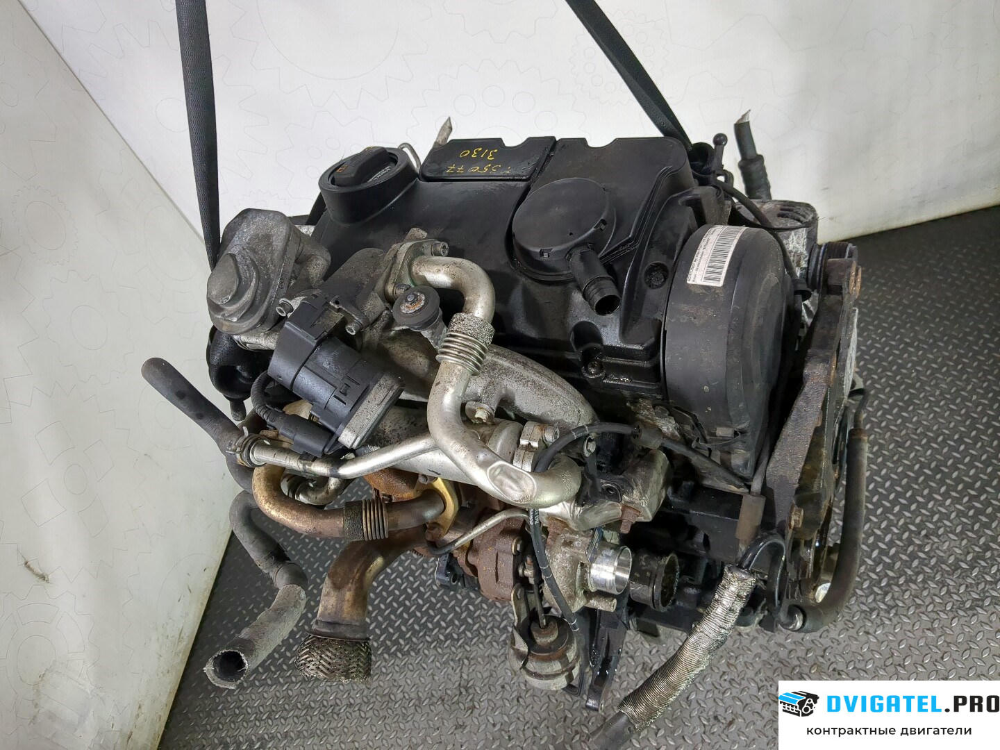Двигатель Seat Alhambra 2000 - 2010 BRT 2 л., Дизель, TDI, артикул 8799441