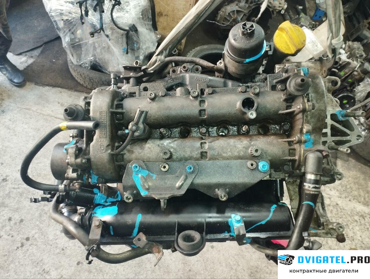 Двигатель Fiat Doblo 2005 - 2010 199 A 2.000 1.3 л., Дизель, JTD, артикул 8780292