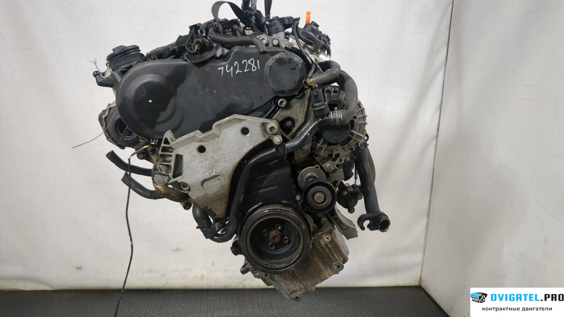 Двигатель Volkswagen Passat 6 2005 - 2010 CBAB 2 л., Дизель, TDI, артикул 9233306