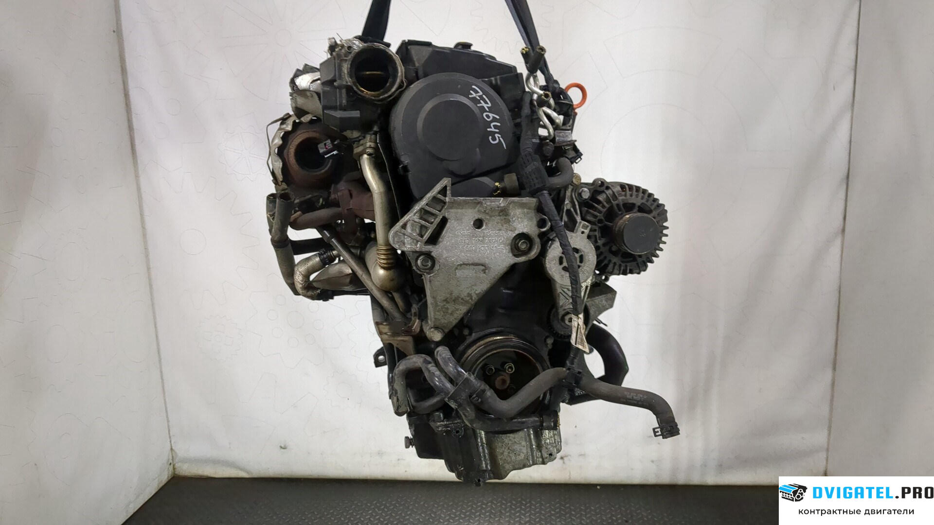 Двигатель Volkswagen Touran 2006 - 2010 BLS 1.9 л., Дизель, TDI, артикул 9174862