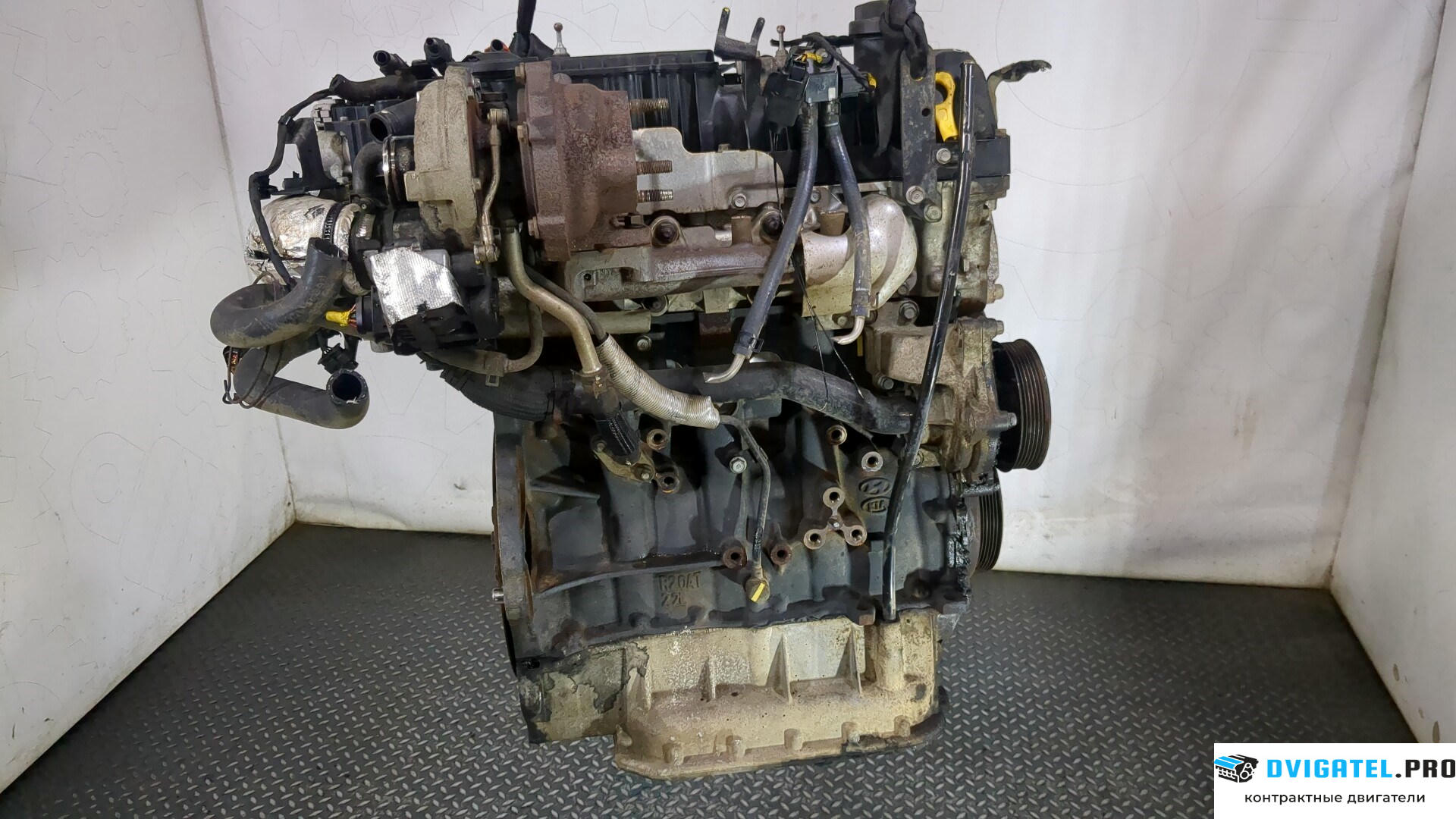 Двигатель Hyundai Santa Fe 2005 - 2012 D4HB 2.2 л., Дизель, CRDi, артикул 9090427