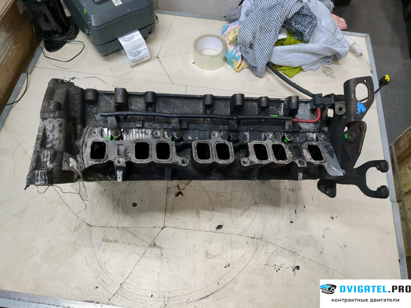 Головка блока цилиндров (ГБЦ) Ford Transit 2000 - 2006 D2FA, D2FB, D2FE 2.4 л., Дизель, TDDI, артикул 8662416