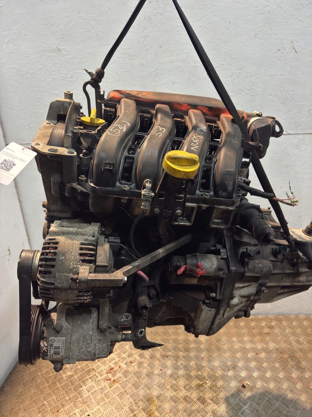 Двигатель K4M766 Renault Scenic 2 1.6 Бензин