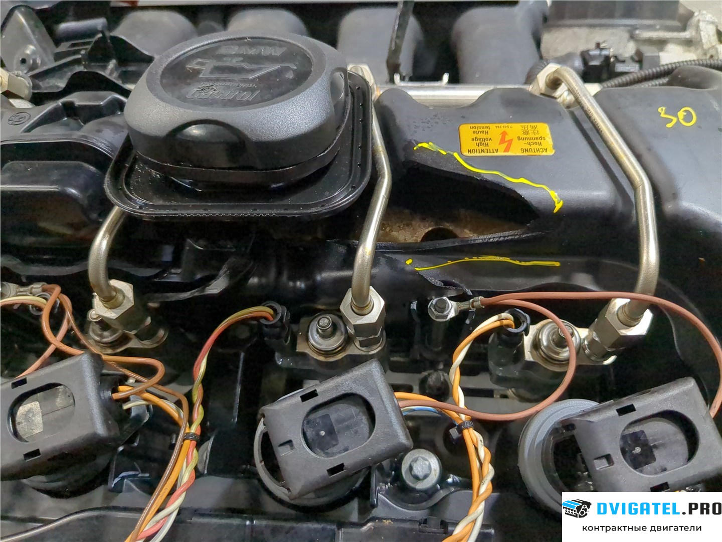 Двигатель BMW 5 E60 2003 - 2009 N53 B25A 2.5 л., Бензин, Инжектор, артикул 8128481