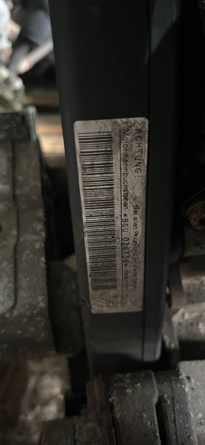 Двигатель BGU Audi A3 8P (S3,RS3) 1.6 Бензин