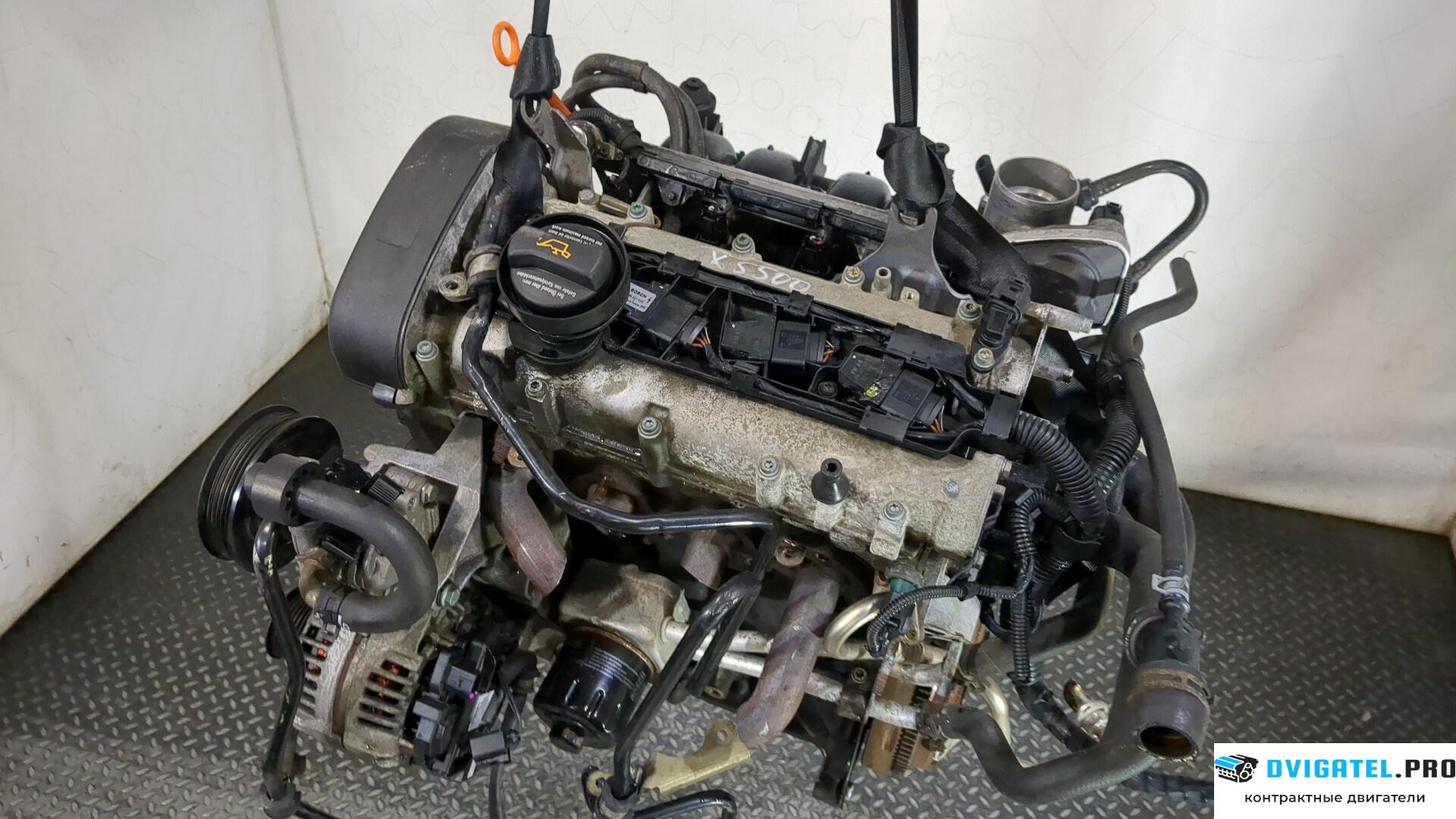 Двигатель Volkswagen Golf 4 1997 - 2005 BCB 1.6 л., Бензин, Инжектор, артикул 9259642
