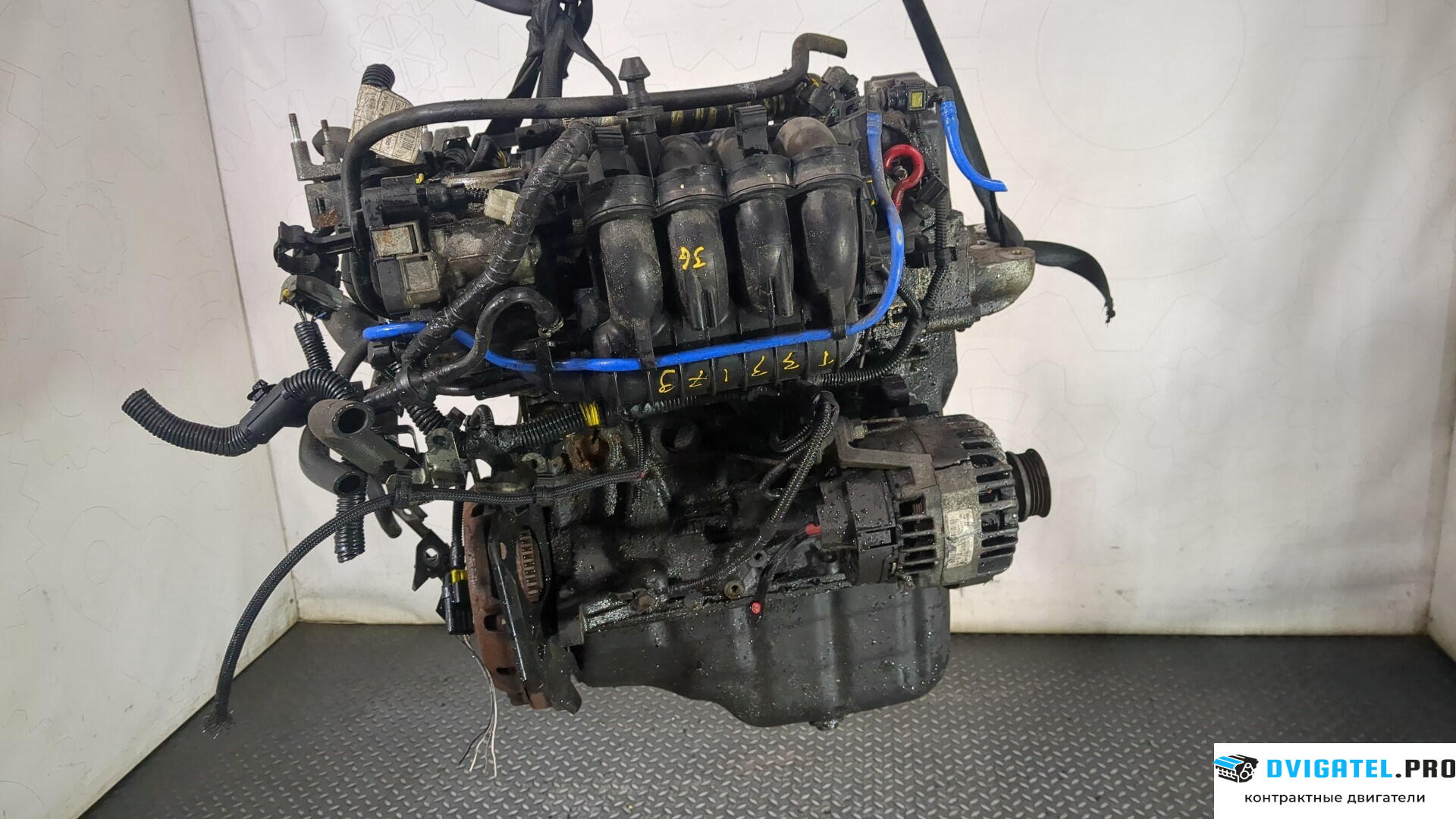 Двигатель Fiat Grande Punto 2005 - 2011 350 A 1.000 1.4 л., Бензин, Инжектор, артикул 8809142