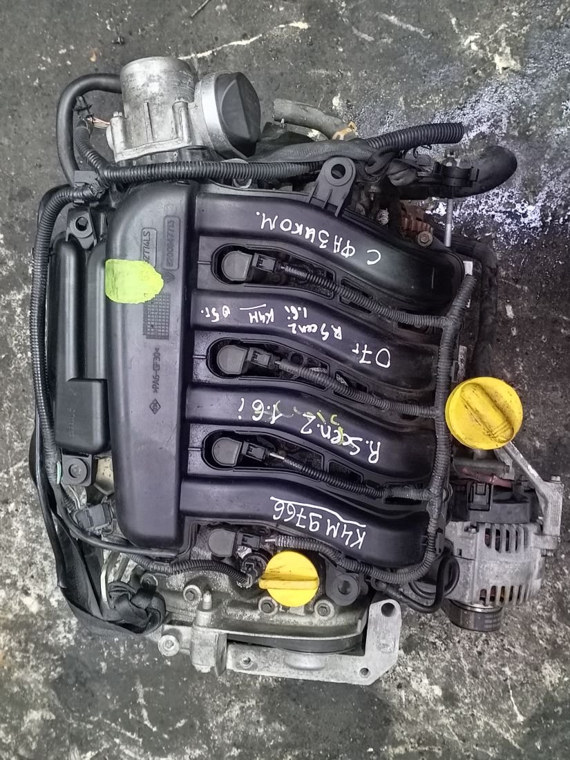 Двигатель K4M9766 Renault Scenic 2 1.6 Бензин