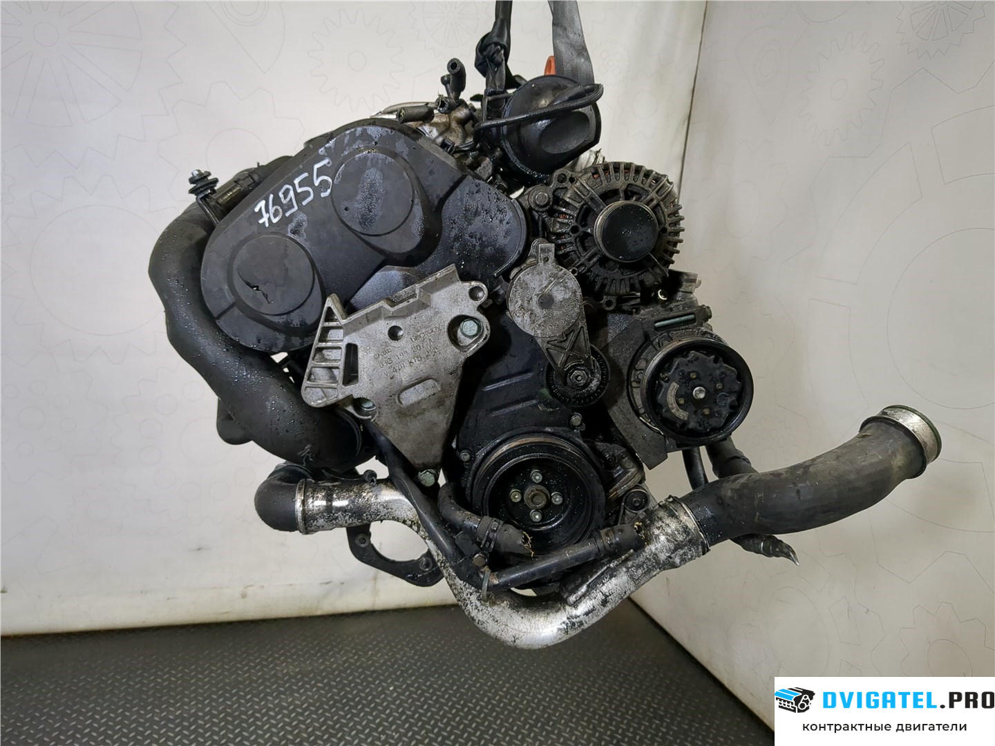 Двигатель Volkswagen Touran 2003 - 2006 AZV 2 л., Дизель, TDI, артикул 7822836