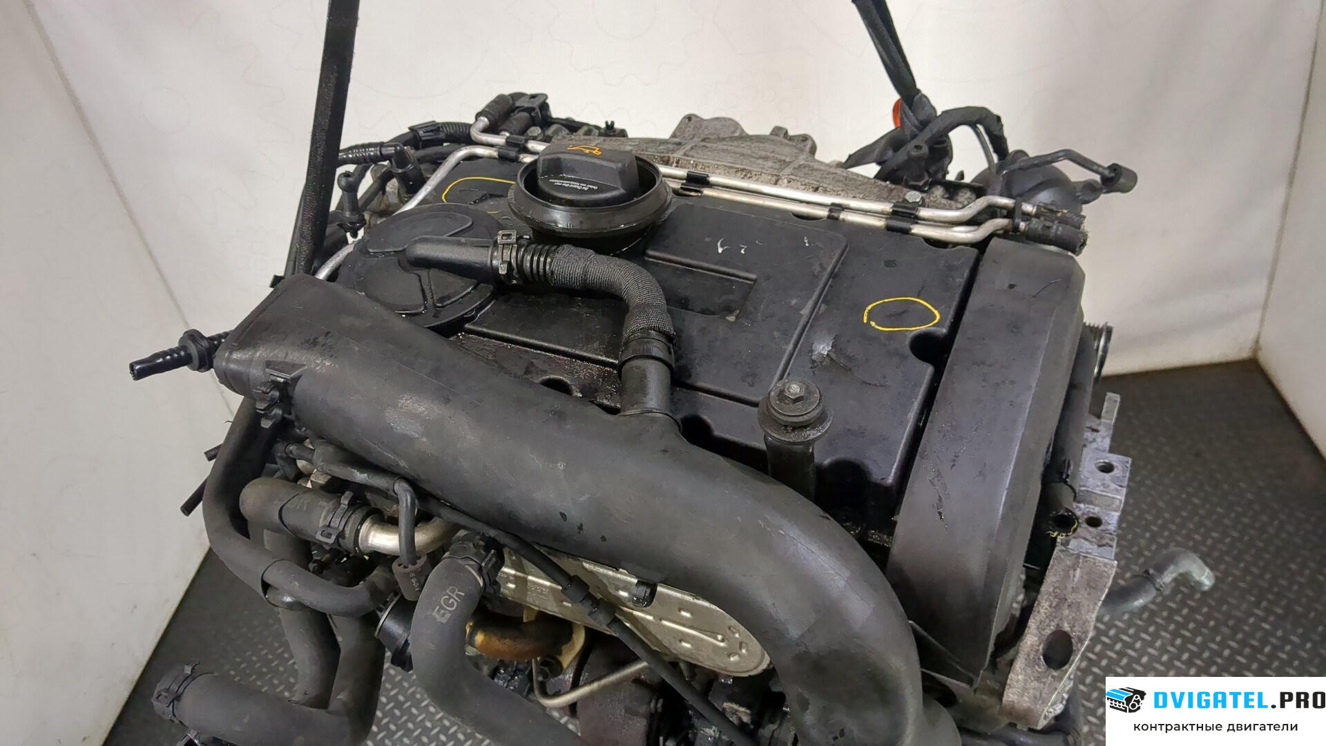 Двигатель Volkswagen Touran 2003 - 2006 BKD 2 л., Дизель, TDI, артикул 9174704