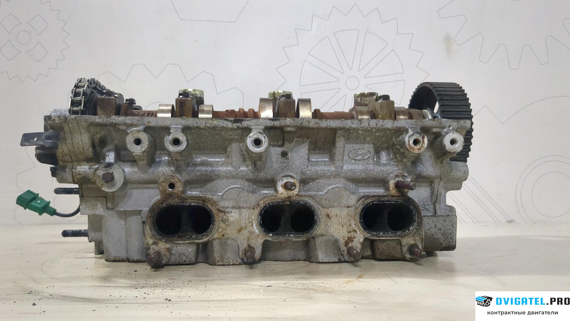 Головка блока цилиндров (ГБЦ) Hyundai Santa Fe 2000 - 2005 G6BA 2.7 л., Бензин, Инжектор, артикул 9143456
