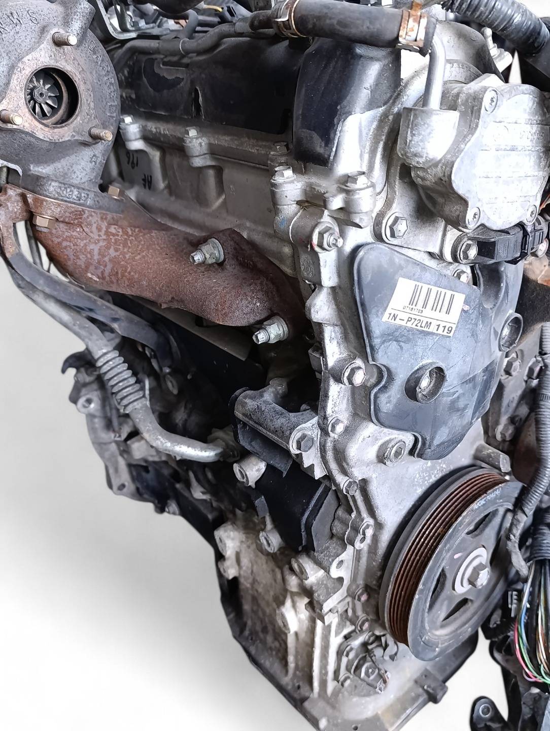 Двигатель 1N-P72LM Toyota Yaris 2 1.4 Дизель