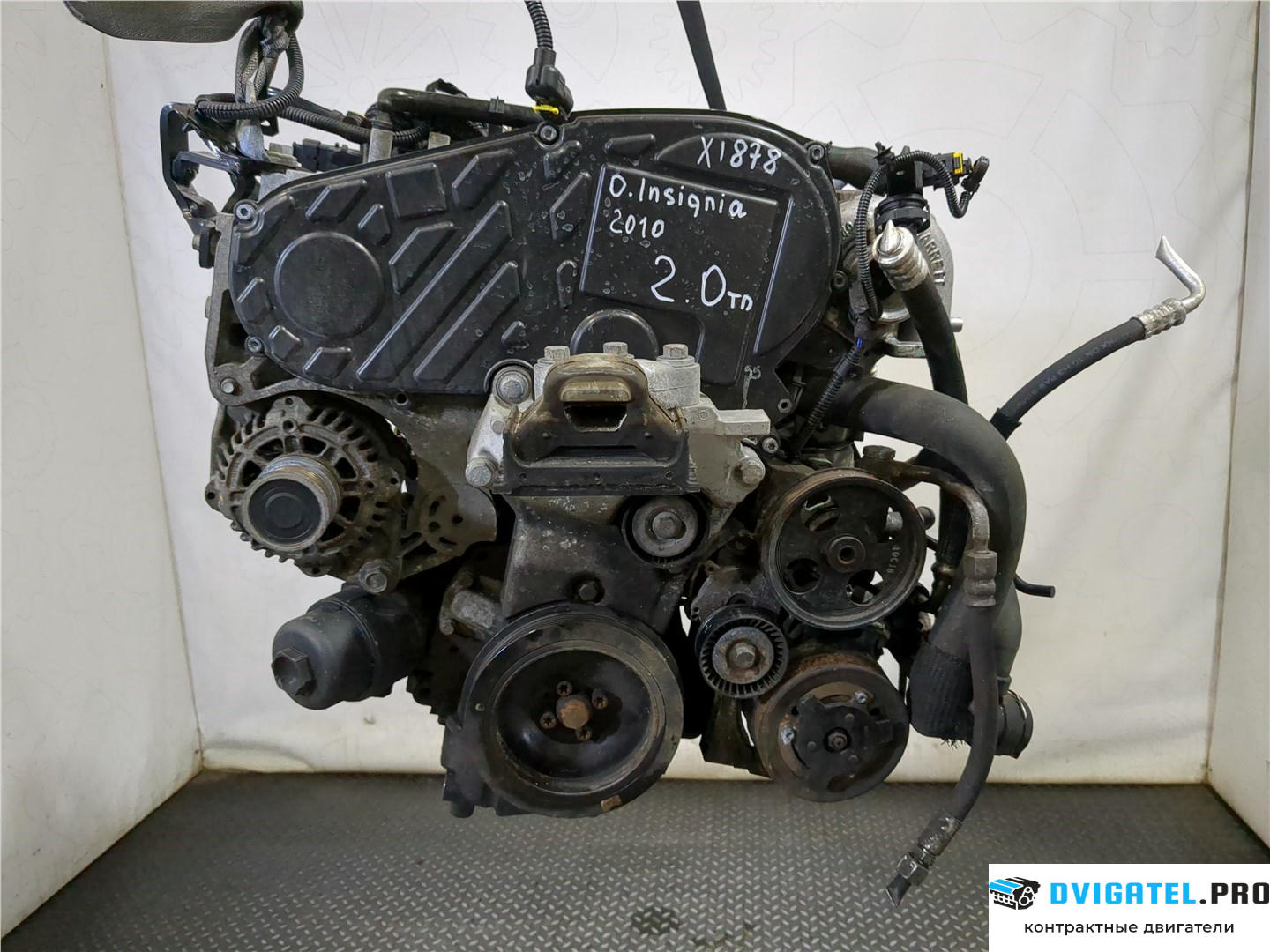 Двигатель Opel Insignia 2008 - 2013 A20DTH 2 л., Дизель, CDTI, артикул 7889655
