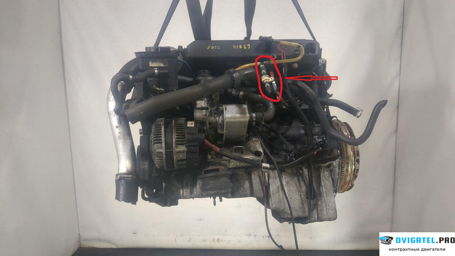 Двигатель BMW 5 E39 1995 - 2003 256D1 / M57D25 2.5 л., Дизель, Турбо, артикул 9005739