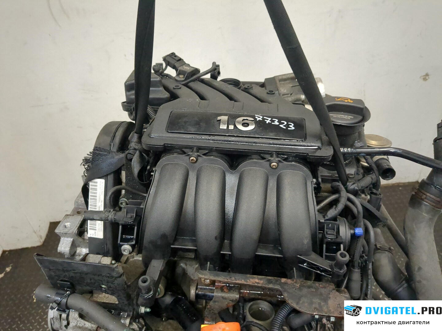 Двигатель Seat Leon 2 2005 - 2009 BSE 1.6 л., Бензин, Инжектор, артикул 8431394