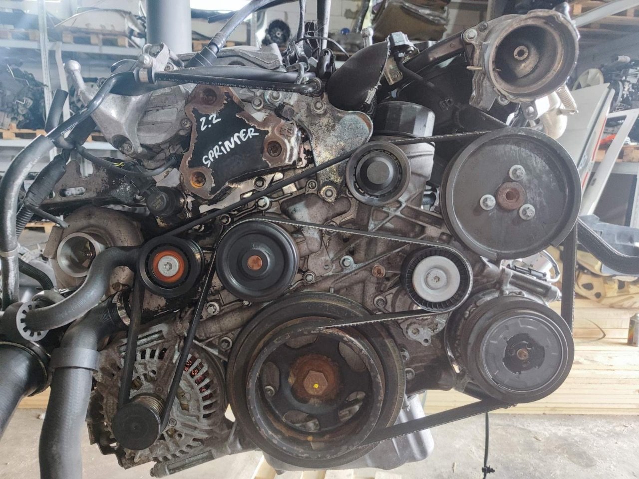 Двигатель 646 Mercedes-Benz Sprinter W906 2.2 Дизель