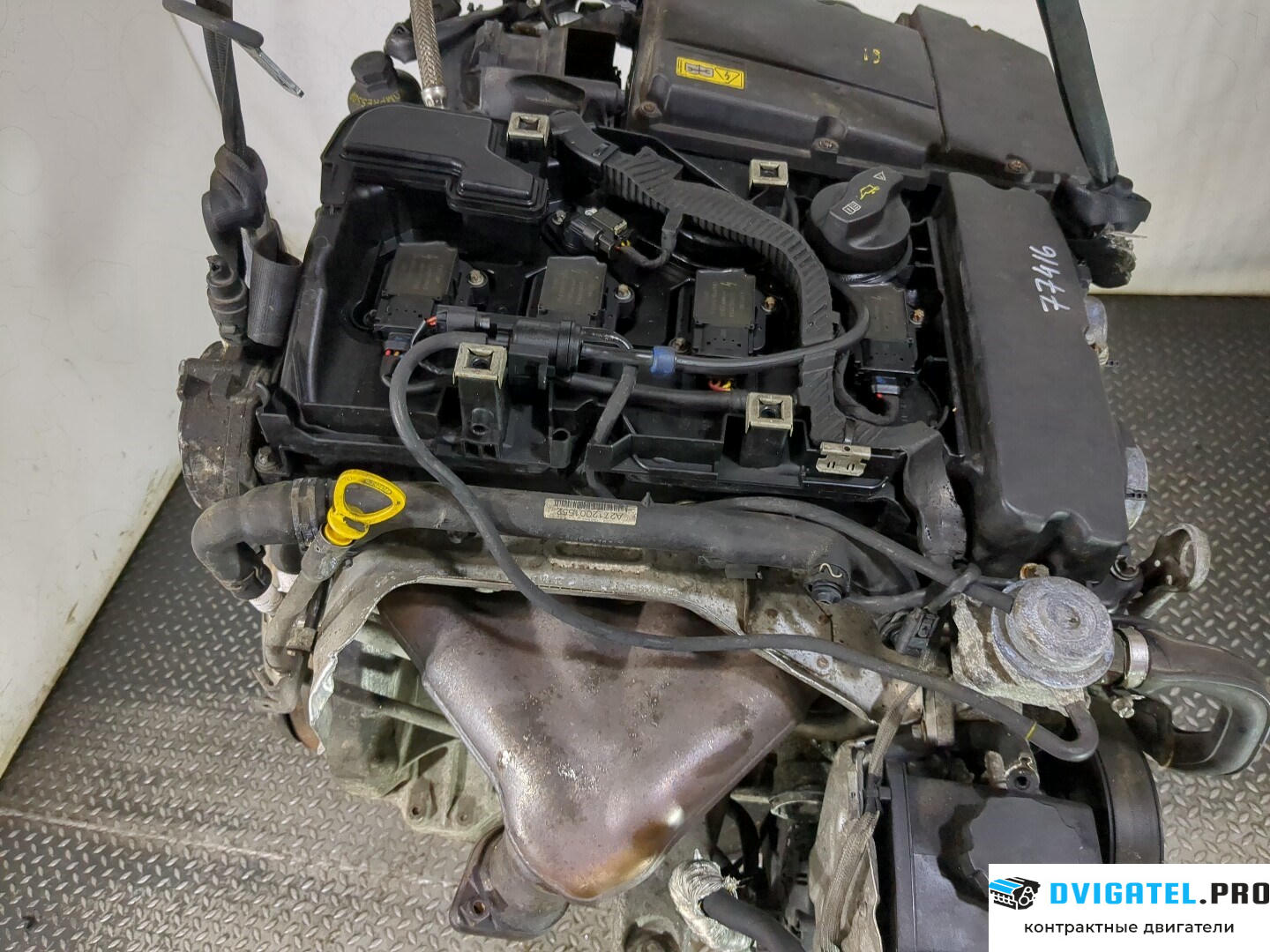 Двигатель Mercedes C W204 2007 - 2013 M271.910 1.6 л., Бензин, Турбо-инжектор, артикул 8620118