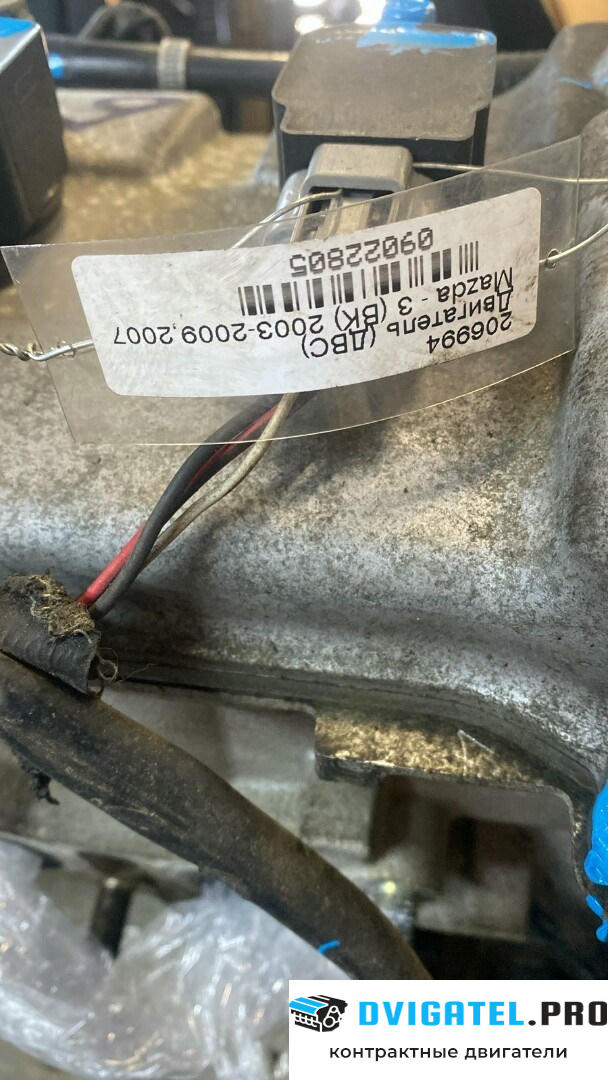 Двигатель Mazda 3 BK 2003 - 2009 Z6V 1.6 л., Бензин, Инжектор, артикул 9022805