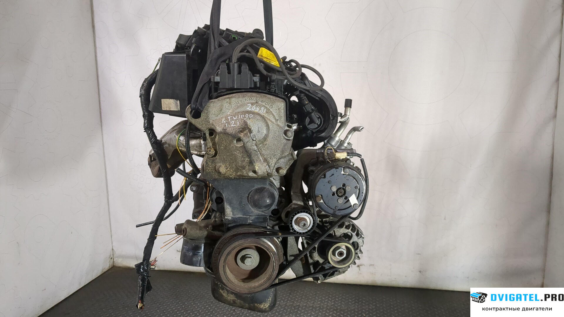Двигатель Renault Twingo 1993 - 2007 D4F702 1.2 л., Бензин, Инжектор, артикул 8983521